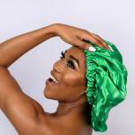 Silky Satin Elastic Band Bonnet