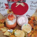 Fall Body Oil Body Butter And Candle Bundle- Orange