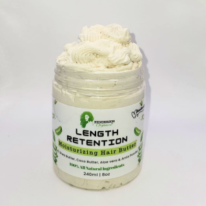Length Retention Moisturizing Hair Butter 100% All-Natural Hair Butter W/ Shea Butter, Coco Butter, Aloe Vera & Amla Powder