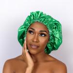 Silky Satin Elastic Band Bonnet