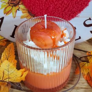 Cozy Nights Apple Cinnamon Candle- Orange