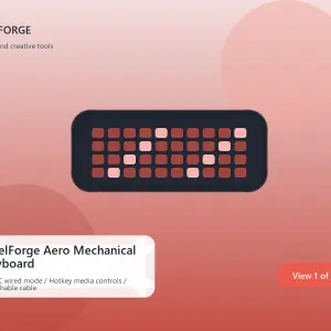PixelForge Aero Mechanical Keyboard