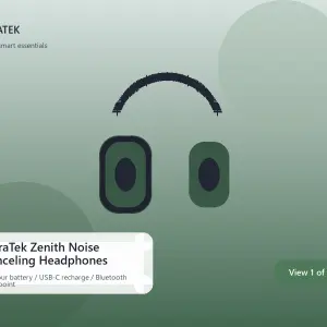 TerraTek Zenith Noise Canceling Headphones