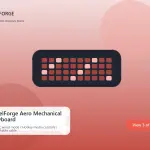 PixelForge Aero Mechanical Keyboard
