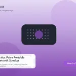 Auralux Pulse Portable Bluetooth Speaker