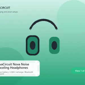 NovaCircuit Nova Noise Canceling Headphones