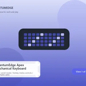 QuantumEdge Apex Mechanical Keyboard