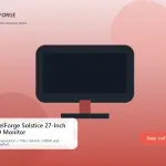 PixelForge Solstice 27-Inch LED Monitor
