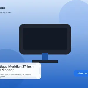 Voltique Meridian 27-Inch LED Monitor