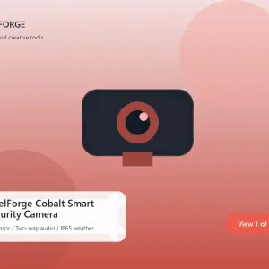 PixelForge Cobalt Smart Security Camera
