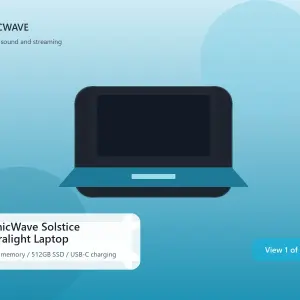 SonicWave Solstice Ultralight Laptop