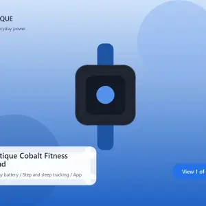 Voltique Cobalt Fitness Band