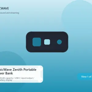 SonicWave Zenith Portable Power Bank