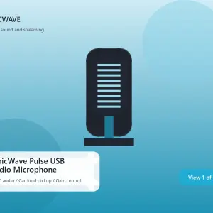 SonicWave Pulse USB Studio Microphone