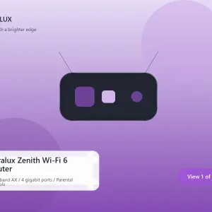 Auralux Zenith Wi-Fi 6 Router