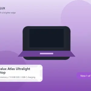 Auralux Atlas Ultralight Laptop