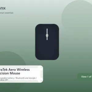 TerraTek Aero Wireless Precision Mouse