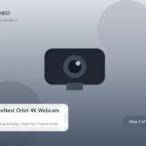 CoreNest Orbit 4K Webcam