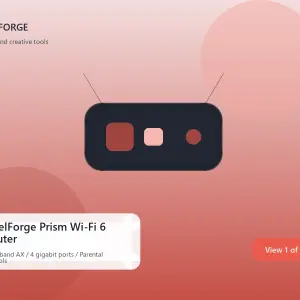 PixelForge Prism Wi-Fi 6 Router