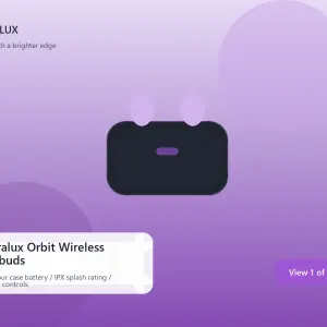 Auralux Orbit Wireless Earbuds