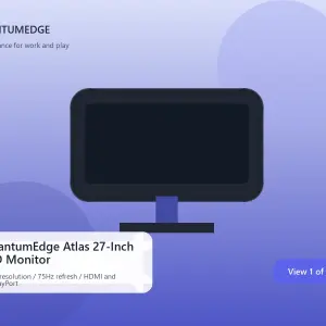 QuantumEdge Atlas 27-Inch LED Monitor