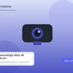 QuantumEdge Atlas 4K Webcam