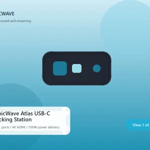 SonicWave Atlas USB-C Docking Station