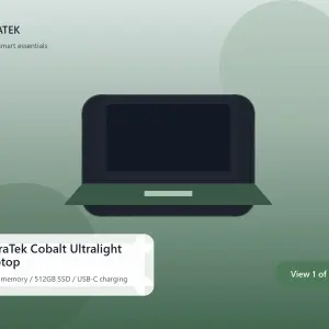 TerraTek Cobalt Ultralight Laptop