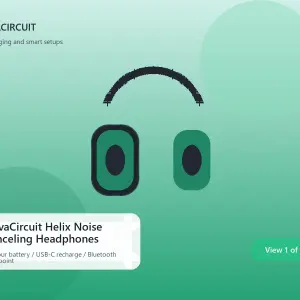 NovaCircuit Helix Noise Canceling Headphones