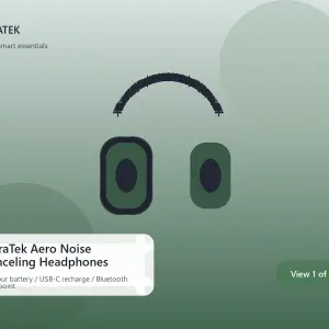 TerraTek Aero Noise Canceling Headphones