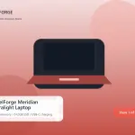 PixelForge Meridian Ultralight Laptop