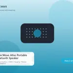 SonicWave Atlas Portable Bluetooth Speaker